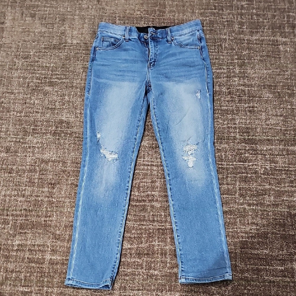 LuLaRoe Light Blue Distressed Skinny Jeans